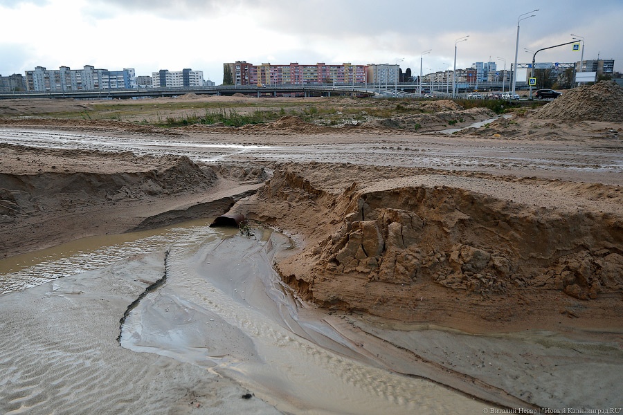 И Остров плывет: что происходит в «сезон дождей» у нового стадиона