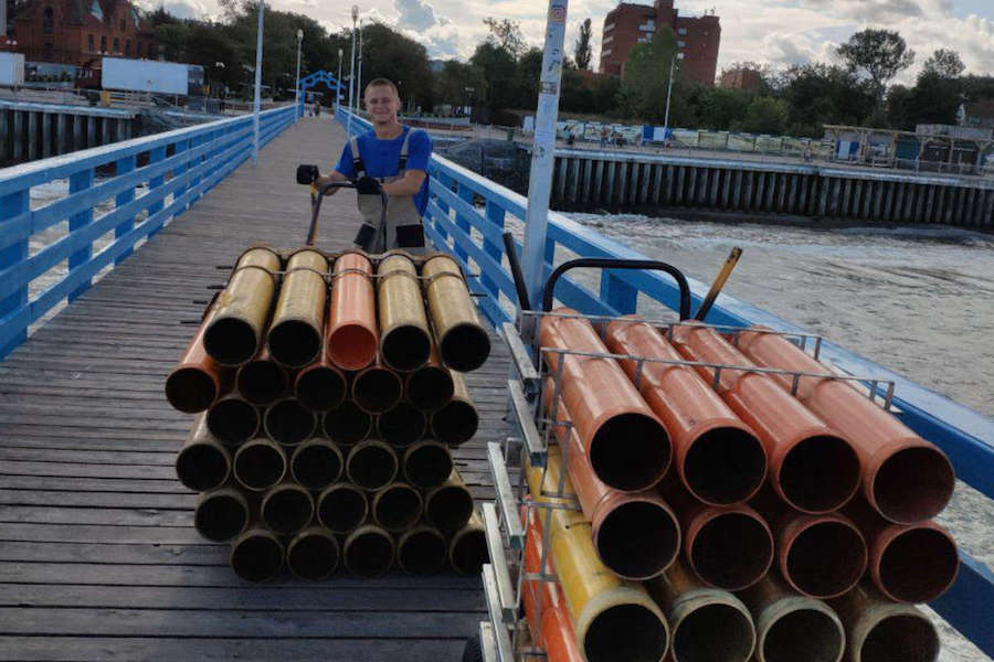Пирс в Зеленоградске закрыли из-за подготовки к шоу фейерверков