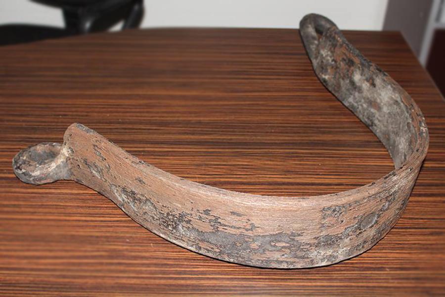 На берегу Куршского залива обнаружены останки старинной лодки