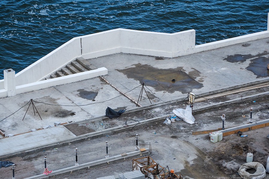 Сокращение отставания: новый променад в Светлогорске стал похож на променад