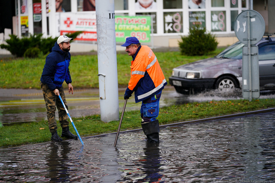 Другой берег улицы: Калининград затопило после шторма (да, опять)