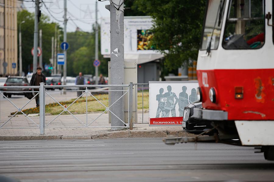 В Калининграде на площади Победы ликвидирован еще один пешеходный переход