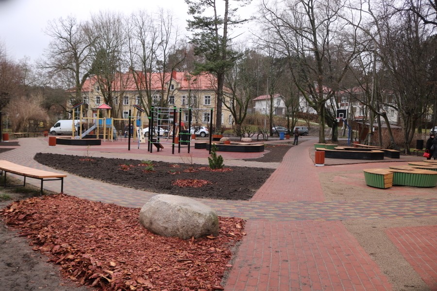 Сквер на ул. Карла Маркса в Светлогорске. Фото: сайт администрации Светлогорска