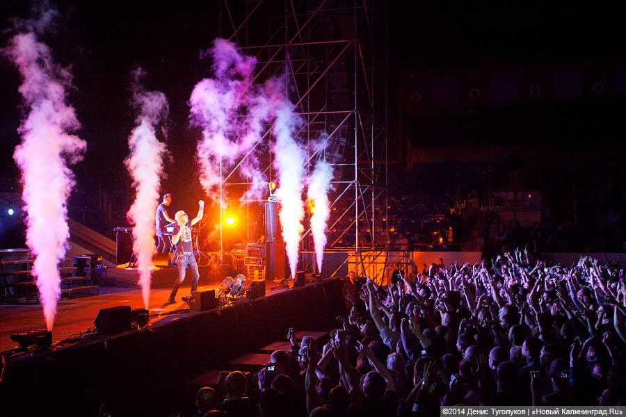 «Опа-опа-опа-па!»: в Калининграде выступила немецкая группа Scooter