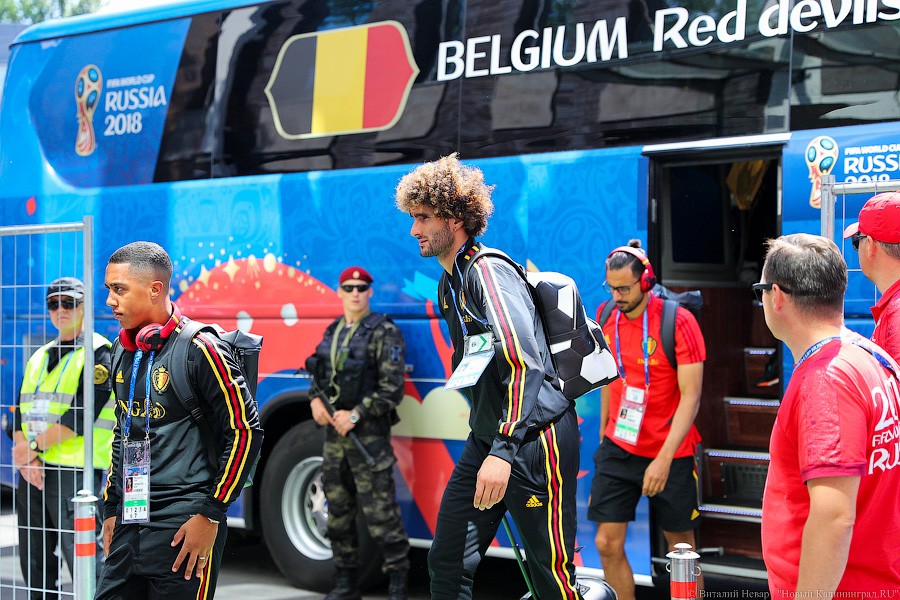 Компани, де Брёйне, Феллайни и тот самый Анри: сборная Бельгии в городе (фото)