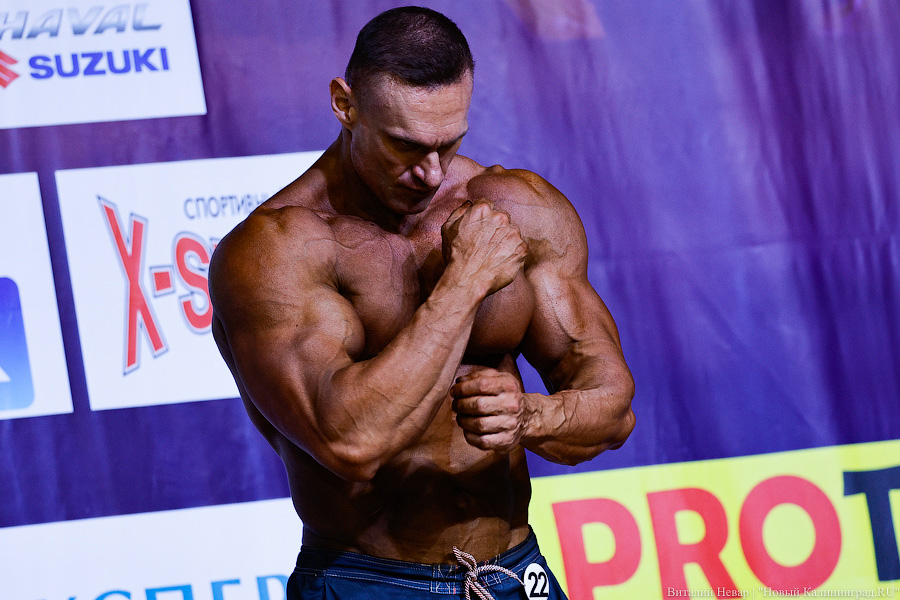Рельефный узор: в Калининграде прошел кубок области по бодибилдингу (фото)