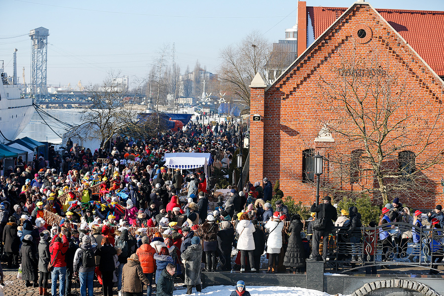 Дым, шум, колбаса: в Калининграде прошел День длинной колбасы