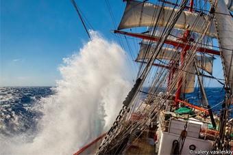 Барк «Седов». Фотография Валерия Василевского