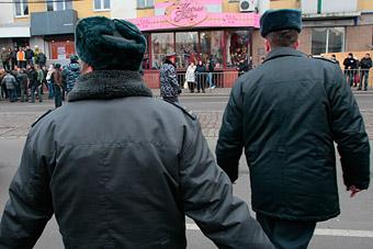 В Калининграде милиция разогнала шествие против терроризма 