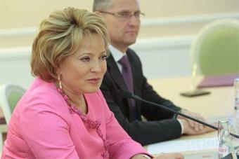 Кандидатура Валентины Матвиенко предложена на пост спикера Совфеда
