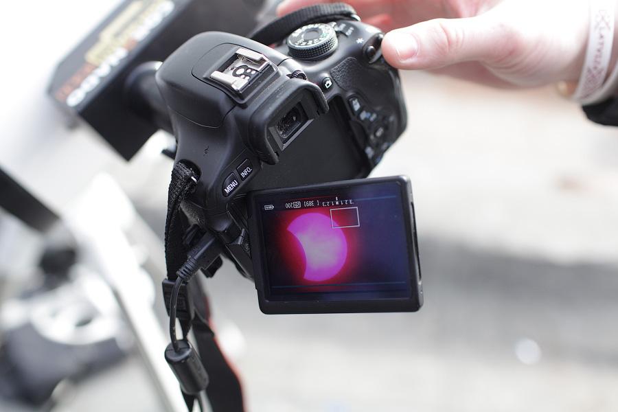 Облачно, с прояснениями: как прошло солнечное затмение в Калининграде (фото)