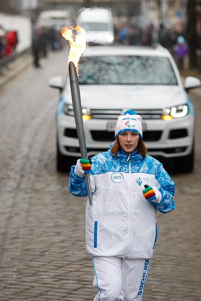 Гори-гори ясно: в Калининграде прошла эстафета паралимпийского огня