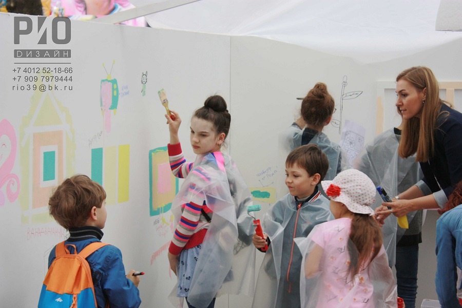 Дети Калининграда освоили новую профессию дизайнера интерьера!