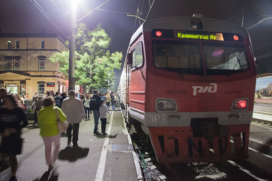 Дополнительные поезда из Зеленоградска перенесли с субботы на воскресенье