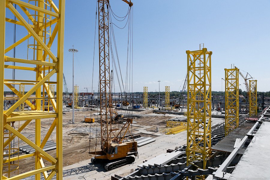 От песочницы до открытия: строительство стадиона «Калининград» в фотографиях