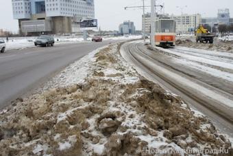 МУП «Чистота»: центр Калининграда расчистили от снега