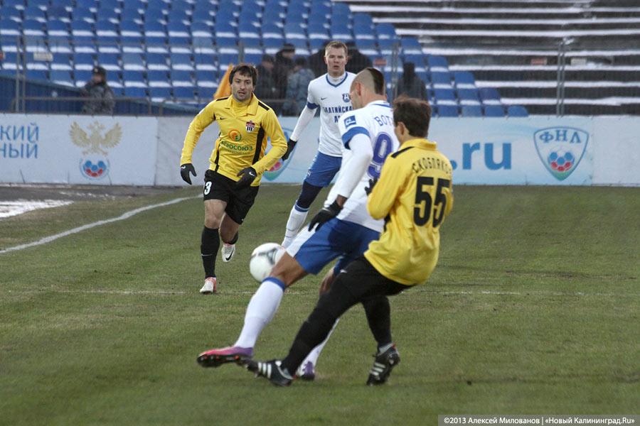 «Отмороженные части»: первый весенний матч «Балтики»