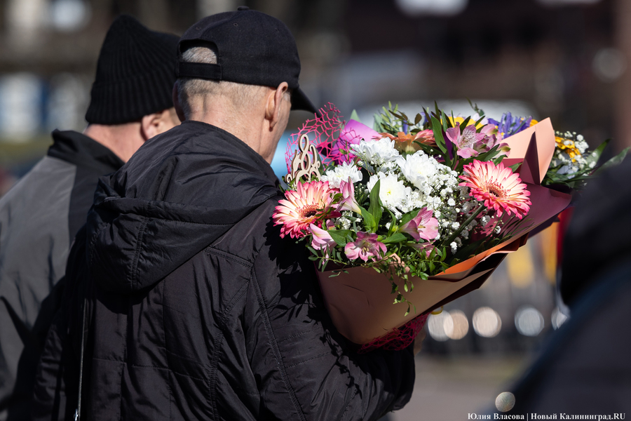 Цветочные баррикады: как выглядят улицы Калининграда 8 марта (фото)