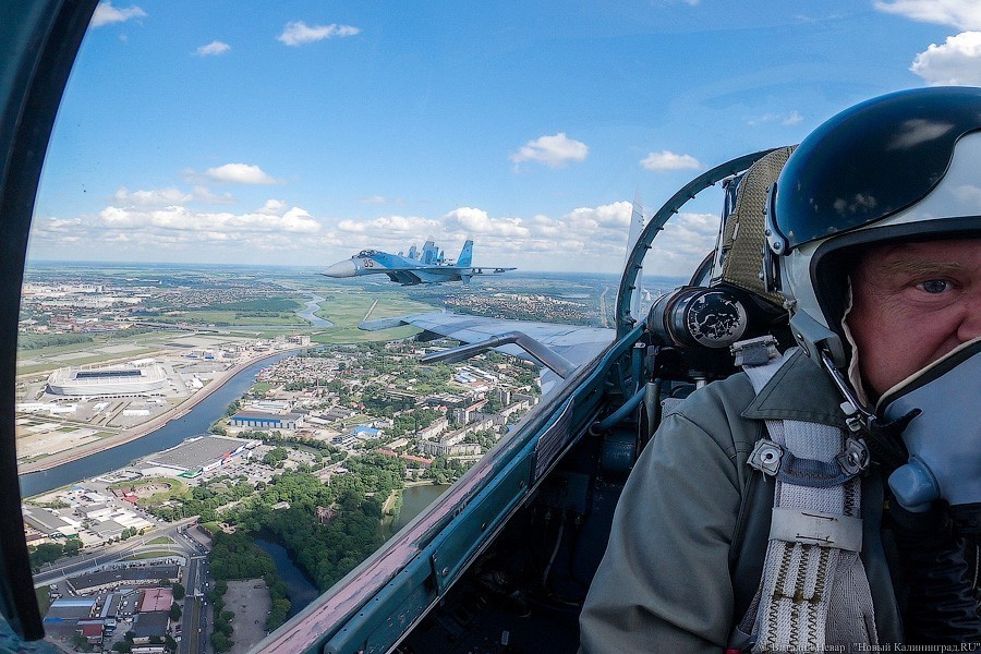 Репетиция парада из кабины истребителя. Фоторепортаж НК