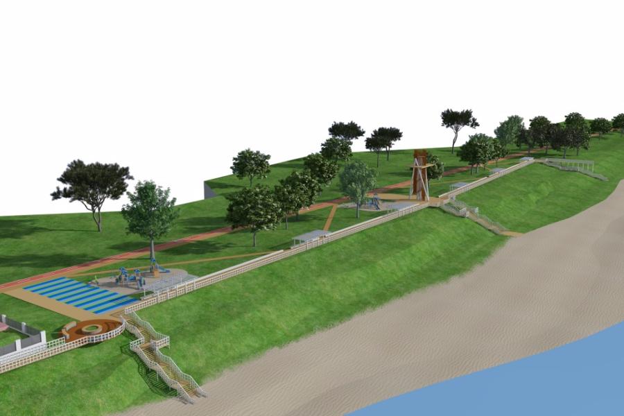 Эскиз променада, рисунок с сайта администрации Зеленоградского городского округа