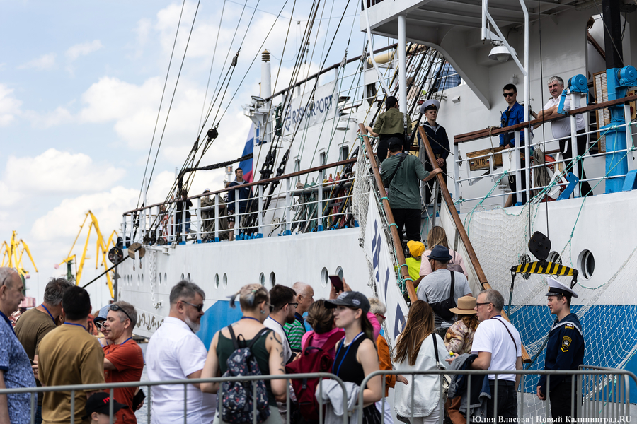 Верёвки, мачты, моряки: в Калининграде открылся фестиваль «Паруса Мира» (фото)