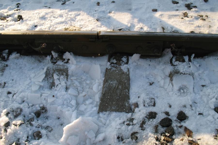 Двое мужчин пытались разобрать действующие рельсы на металлолом (фото)