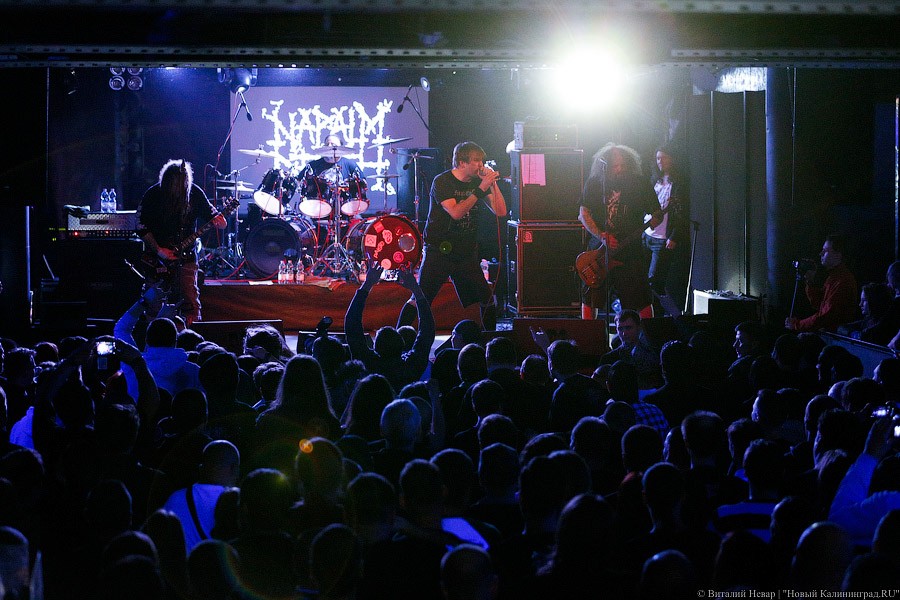 Мощно и яростно: в Калининграде выступили британцы Napalm Death