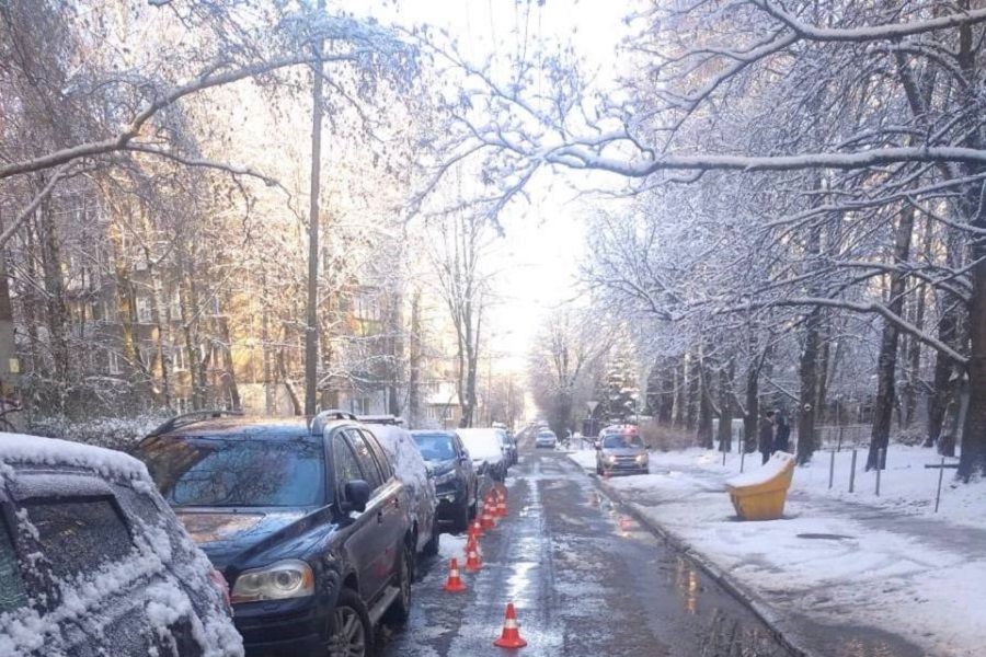 В Калининграде в ДТП пострадал 17-летний пешеход-нарушитель (фото)