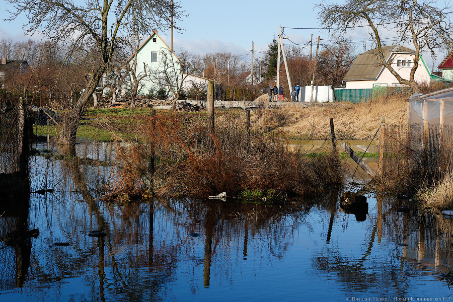Венеция на окраине: в Калининграде после шторма затопило Северную гору