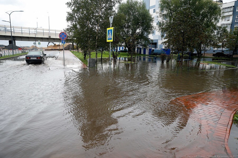 Не потоп, так водоворот: Калининград и область опять затопило (фото)