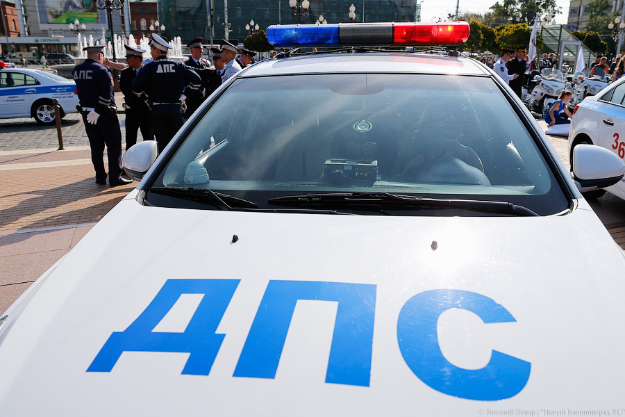 Калининградская полиция проводит проверку по факту ДТП, в котором пострадал велосипедист
