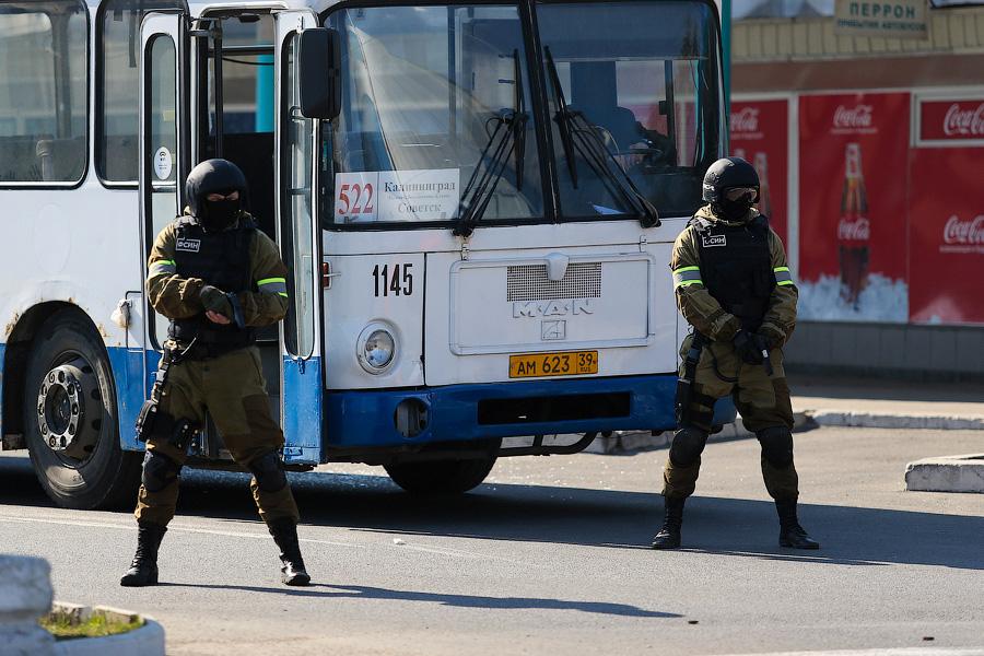«Утерли нос»: на автовокзале Калининграда прошли антитеррористические учения