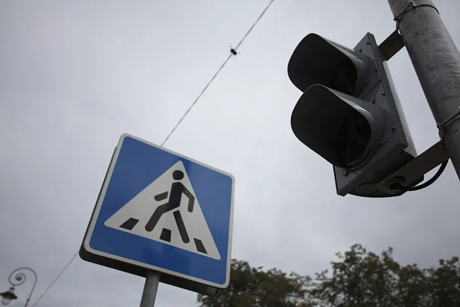 На оживленном перекрестке на Гагарина не работают светофоры