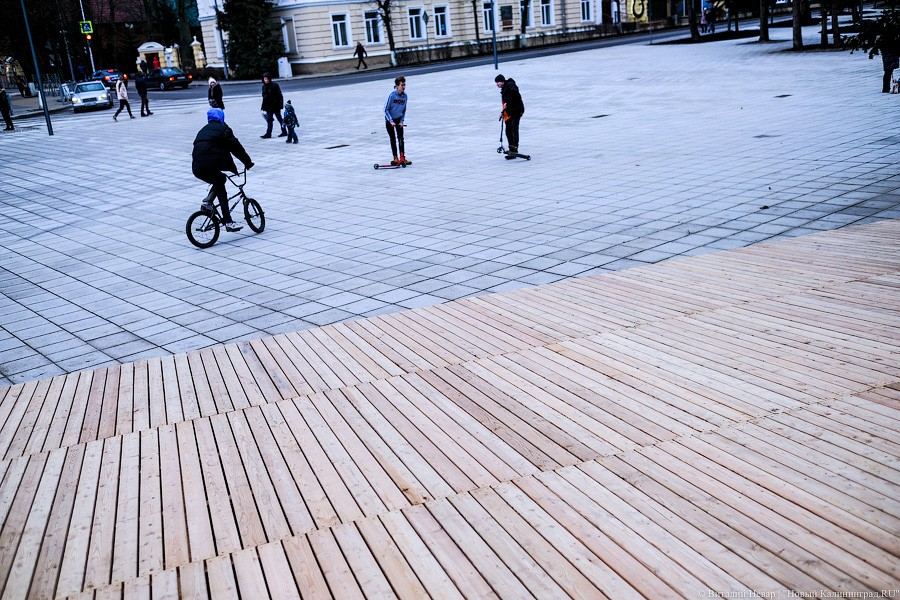 Плитка на плитке: как выглядит центр Зеленоградска во время реконструкции (фото)