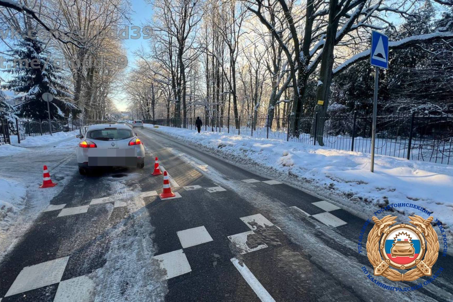 В Калининграде водитель сбил 13-летнего ребенка на ул. Молодежной