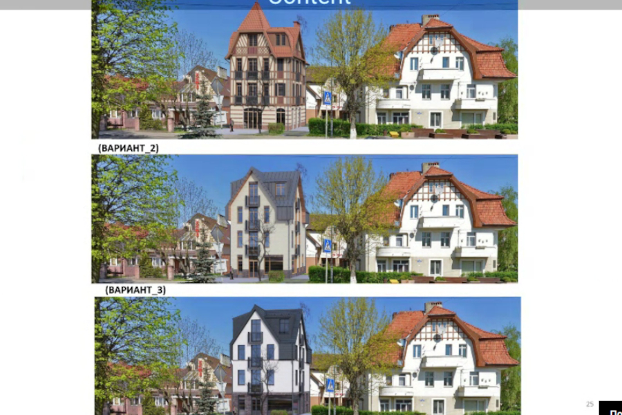 В центре Зеленоградска на месте павильона хотят построить гостиницу в 4 этажа (фото)