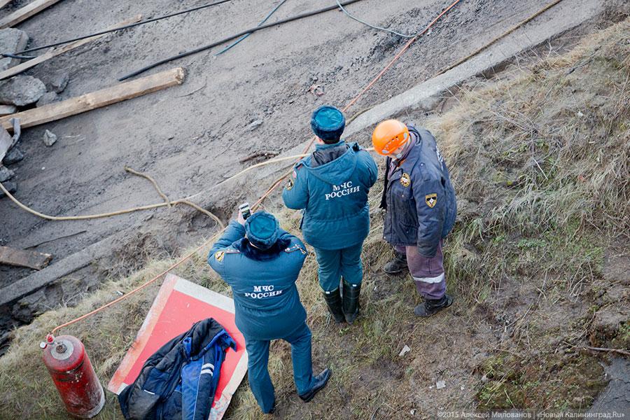 Фоторепортаж «Нового Калининграда.Ru» с обрушения Берлинского моста (18+)