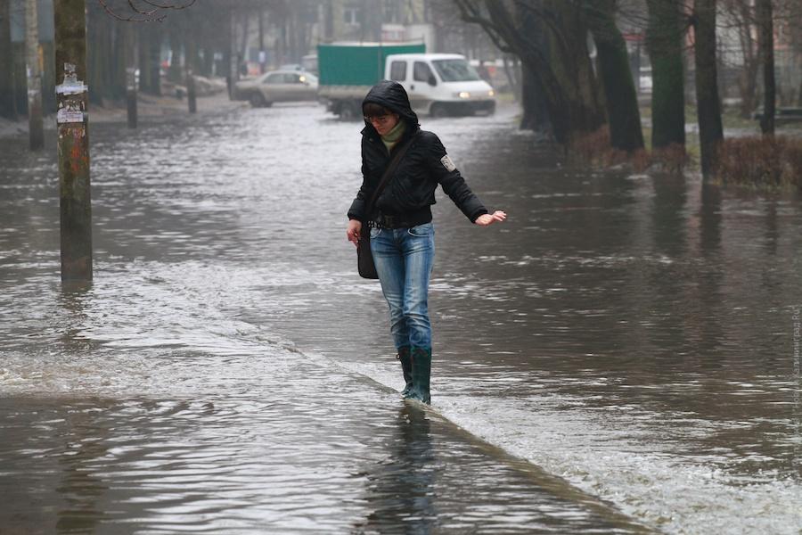 "Наводнение по-калининградски": фоторепортаж "Нового Калининграда.Ru"