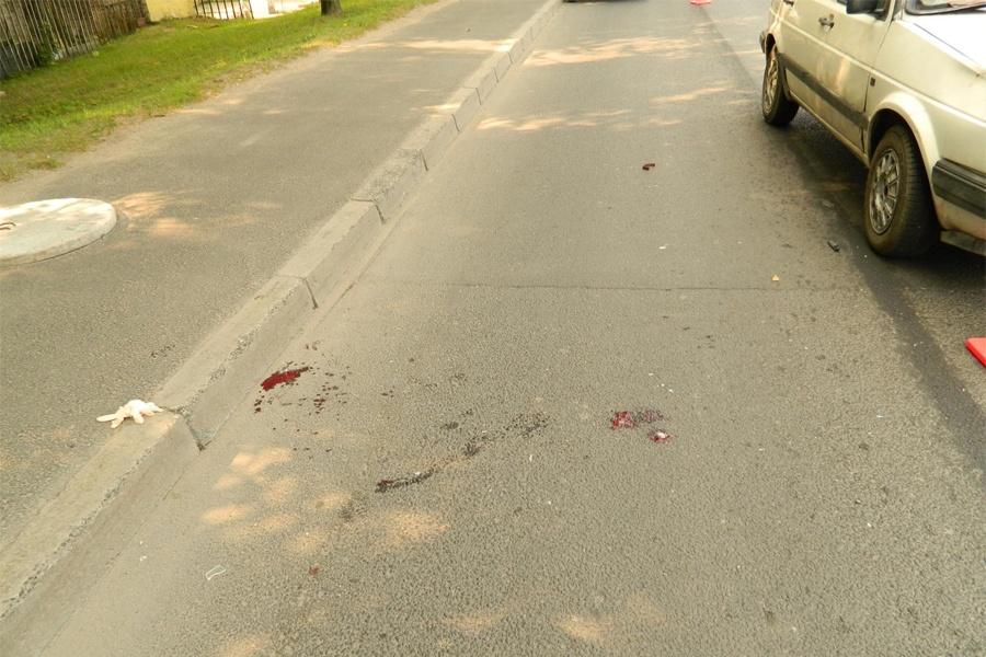 В Калининграде на Советском проспекте мотоцикл сбил 55-летнего мужчину (фото)