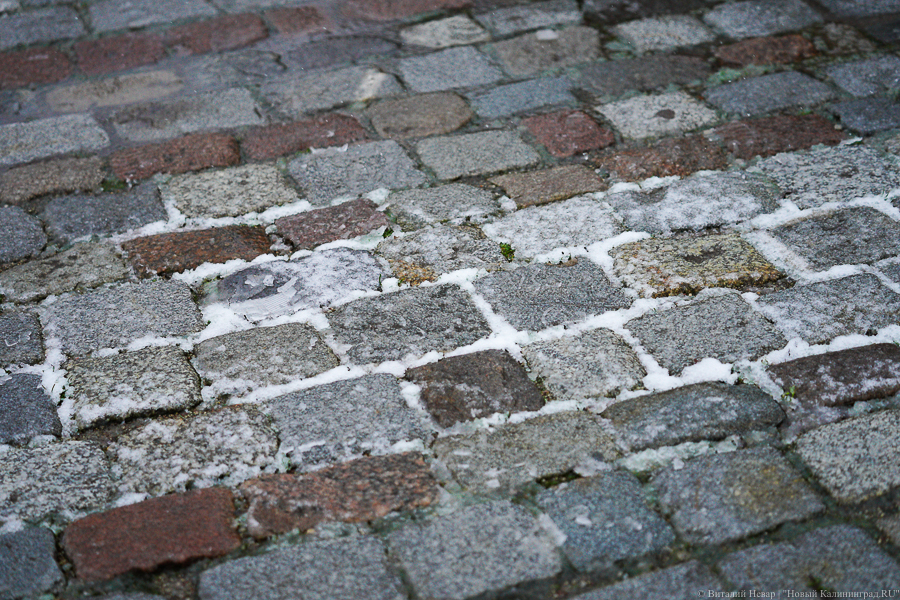 В мэрии Калининграда намерены разработать план по укладке брусчатки на улицах с низким трафиком