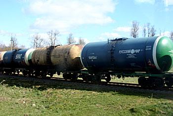 В Калининграде сошли с рельсов 2 цистерны с нефтепродуктами