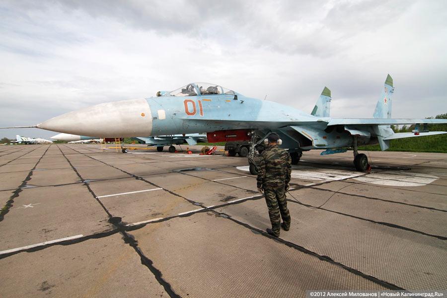 «Учёба в небе»: фоторепортаж с тренировочных полётов Су-27