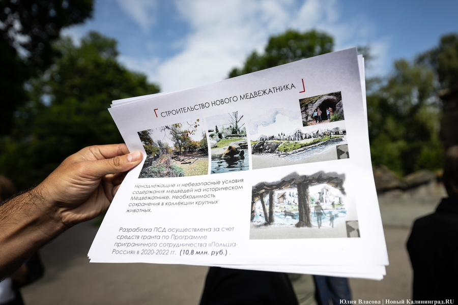 Стоимость нового медвежатника для Калининградского зоопарка выросла на треть
