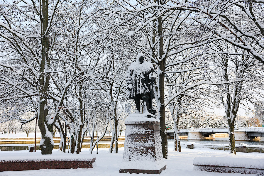 Хаос под белым покрывалом: как выглядит утонувший в снегу Калининград (фото)