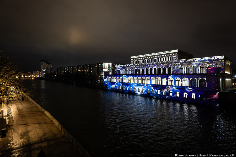 Магия синего: как выглядит видеомэппинг на Музее изобразительных искусств (фото)