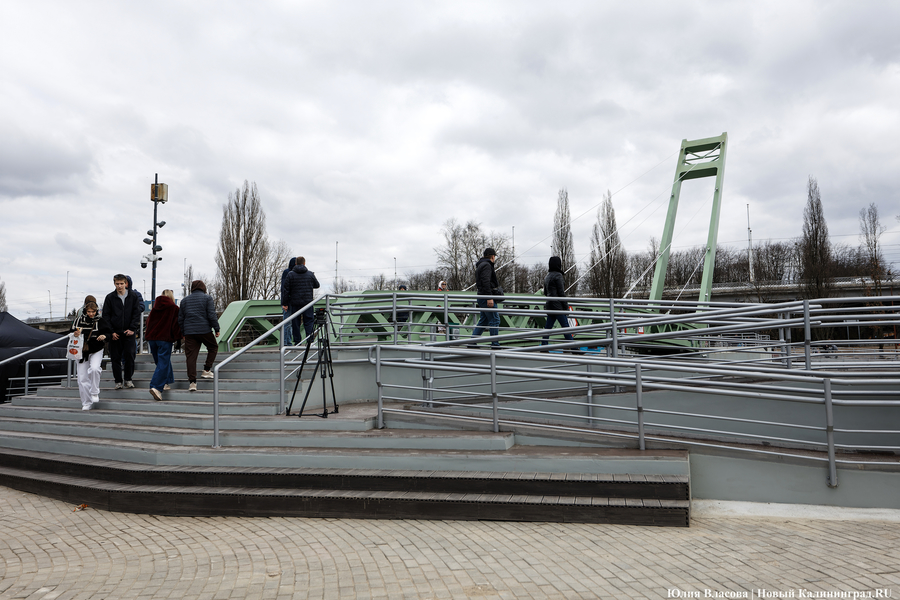 От музея до острова: как в Калининграде открывали Философский мост (фото)