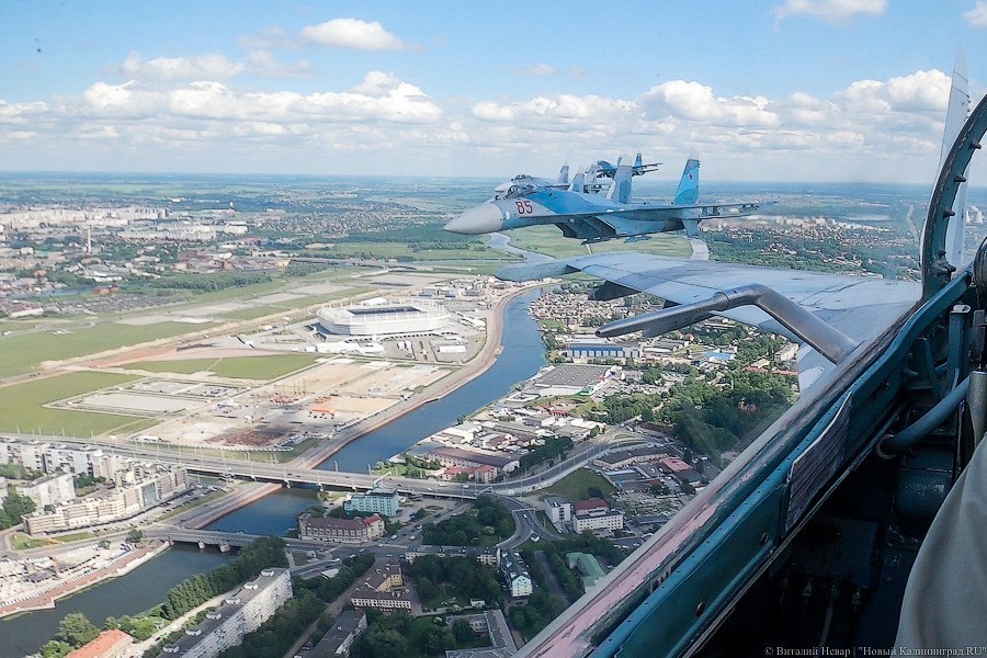 Репетиция парада из кабины истребителя. Фоторепортаж НК