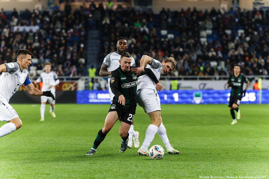 Ничья почти равна победе: как «Балтика» пободалась с «Краснодаром» (фото)