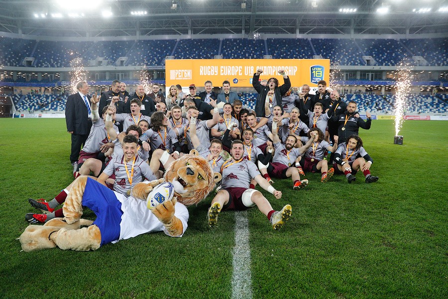 20 апреля: чемпионы Европы по регби (U18)