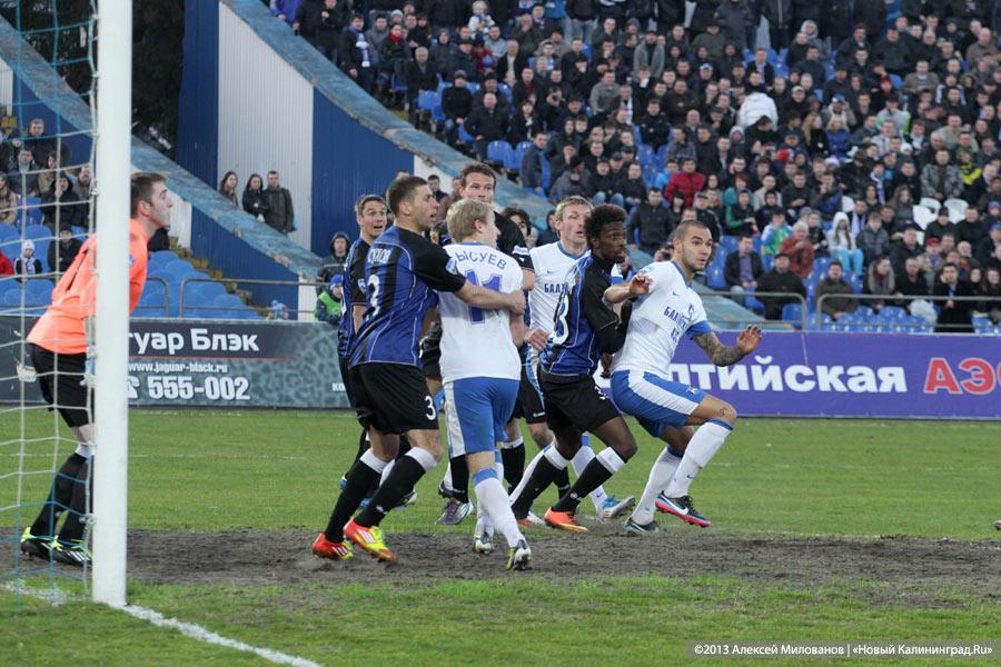 «Дырка от шины»: «Балтика» сыграла вничью с «Шинником»